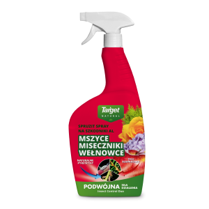 Spruzit AL Spray 1 l Target – naturalny preparat na mszyce, przędziorki i inne szkodniki roślin ozdobnych