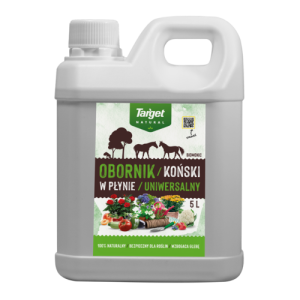 Obornik koński w płynie – 5 l – naturalne wzmocnienie gleby i roślin – Target