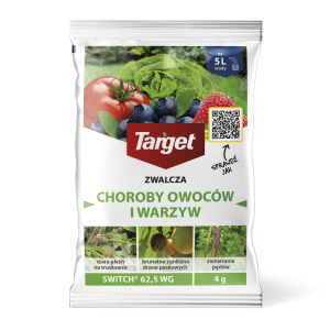 Switch 62,5 WG – 4 g Target – środek zwalczający szarą pleśń i antraknozę – owoce, warzywa, rośliny ozdobne