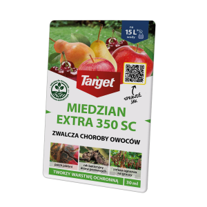 Miedzian Extra 350 SC 30 ml – ekologiczny środek grzybobójczy do drzew owocowych – Target
