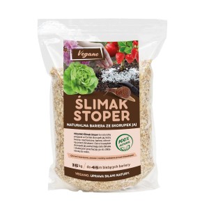 Ślimak Stoper – naturalny środek na ślimaki 15 kg – tworzy barierę i chroni rośliny - Vegano