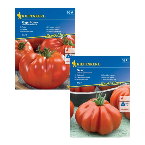 Zestaw mięsistych pomidorów XXL Deko F1 (Bawole Serce) + Gigantomo F1 – nasiona Kiepenkerl.webp