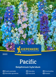 Ostróżka Ogrodowa Pacific – wieloletnia bylina o wysokich, eleganckich kwiatostanach – Nasiona Kiepenkerl