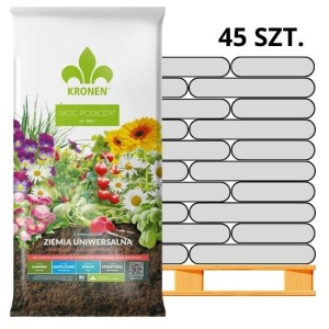 Ziemia uniwersalna bez torfu Terra Preta Kronen 45 x 50 l (paleta) – ekologiczne podłoże z humusem i węglem roślinnym