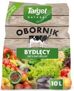 Obornik Bydlęcy granulowany – 10 l Target – naturalne użyźnienie gleby i obfite plony