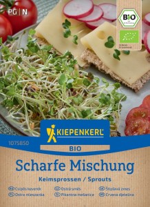 Mieszanka Ostra 'Scharfe Mischung' – nasiona na kiełki mikrolistki – Kiepenkerl