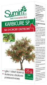 Oprysk na parcha jabłoni Karbicure SP – 25 g – ochrona i regeneracja liści – Sumin