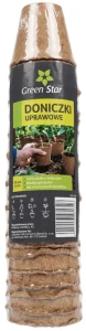 Doniczki kokosowe do rozsady – 6 cm x 24 szt. – sadzenie bez przesadzania – Green Star