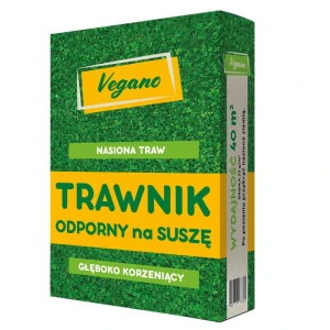 Trawa odporna na suszę – nasiona 1 kg – gęsty, zielony trawnik nawet w upały – Vegano