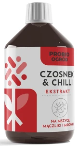 Czosnek & Chilli 500 ml – ekologiczny preparat Na Szkodniki  – ProbioOgród