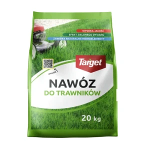 Nawóz do trawnika z mikroskładnikami 20 kg – gęsty, intensywnie zielony trawnik przez cały sezon – Target
