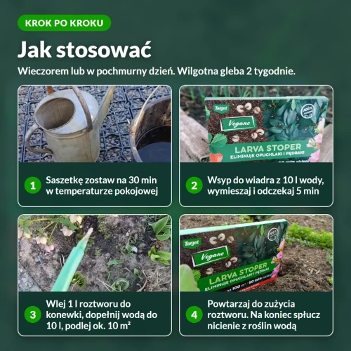 Jak stosować Larva Stoper, kroki