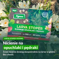 Larva Stoper Vegano: nicienie na opuchlaki i pędraki