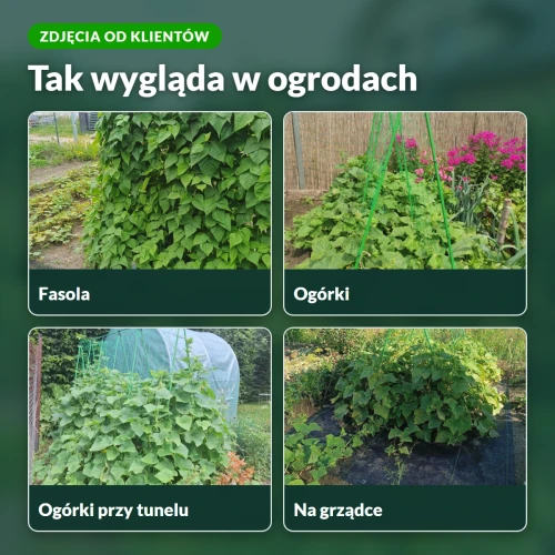Stelaż ogrodowy w ogrodach klientów