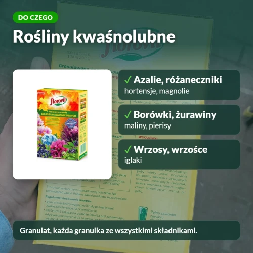 Florovit jesienny do kwaśnolubnych: do jakich roślin