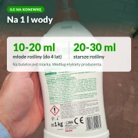 Florovit jesienny do zimozielonych: ile nawozu na konewkę