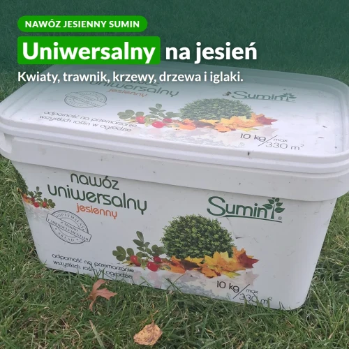 Nawóz uniwersalny jesienny Sumin do kwiatów, trawnika, krzewów i iglaków