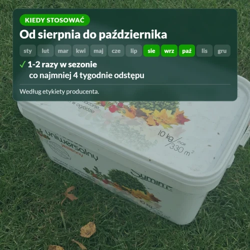Kiedy stosować nawóz uniwersalny jesienny Sumin