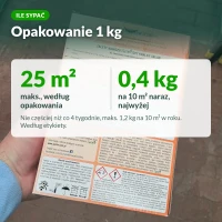 Nawóz jesienny do trawników Sumin: ile sypać