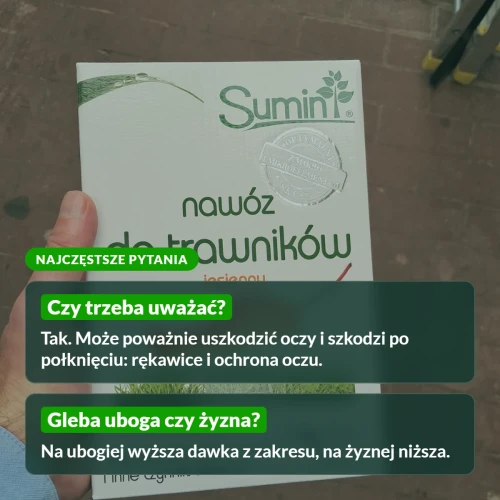 Nawóz jesienny do trawników Sumin: najczęstsze pytania
