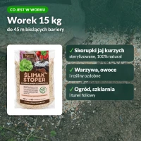 Ślimak Stoper Vegano: co jest w worku i na ile metrów bariery