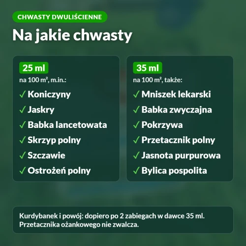 Na jakie chwasty działa Chwastox Complex