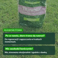 Zestaw trawa samonawożąca i nawóz: najczęstsze pytania