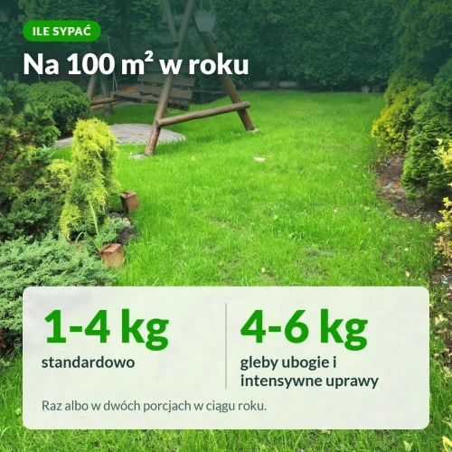 Naturcomplet-G: dawkowanie na 100 m²