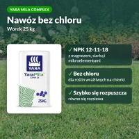 Yara Mila Complex: nawóz bez chloru, NPK 12-11-18