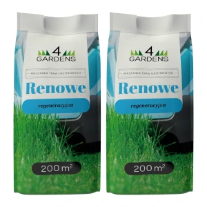 Trawa SAMOzagęszczająca Do Dosiewki i Regeneracji - Renowe - 2 x 5 kg (10 kg) - 4Gardens