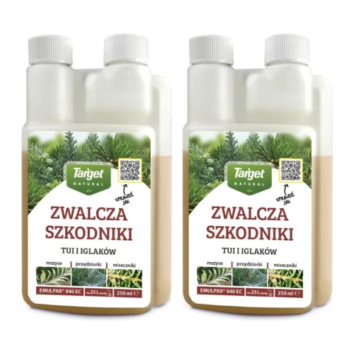 Emulpar 940 EC - 2 x 250 ml (500 ml) - preparat na mszyce, przędziorki, miseczniki na tujach i iglakach - Target