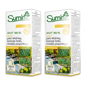 Atut 360 SL - 2 x 250 ml (500 ml) - środek na chwasty na kostce i w sadach - Sumin