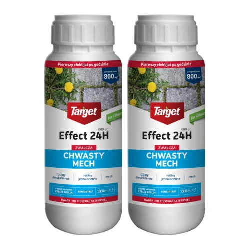 Effect24h Beloukha 680 EC - 2 x 1 l (2 l) - naturalny środek na chwasty i mech w 24h - Target