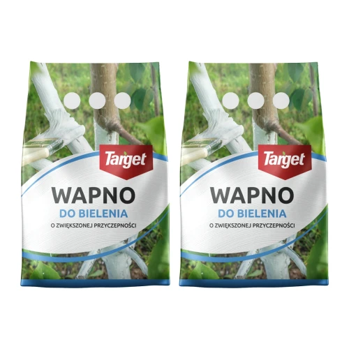 Wapno do bielenia drzew owocowych - 2 x 1 kg (2 kg) - odporne na deszcz i mróz - Target