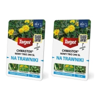 Oprysk na chwasty trawnikowe Chwastox Nowy Trio 390 SL - 2 x 100 ml (200 ml) - usuwa chwasty dwuliścienne - Target
