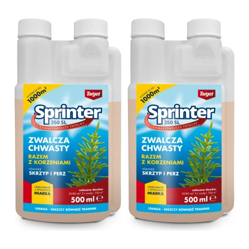 Sprinter 350 SL - 2 x 500 ml (1 l) - totalny środek chwastobójczy na perz i skrzyp - Target