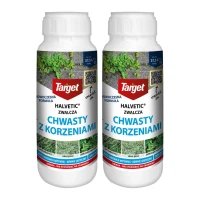Halvetic oprysk na chwasty - 2 x 500 ml (1 l) - skutecznie niszczy chwasty z korzeniem - Target