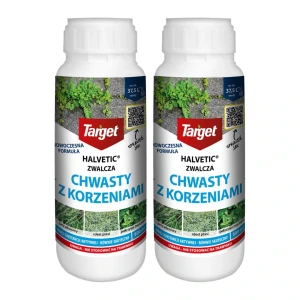 Halvetic oprysk na chwasty - 2 x 500 ml (1 l) - skutecznie niszczy chwasty z korzeniem - Target