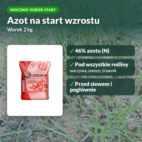 Mocznik Ogród Start: uniwersalny nawóz azotowy 46%