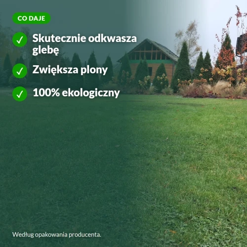 Dolomit Biovita: odkwasza glebę, zwiększa plony