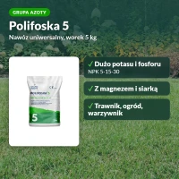Polifoska 5 Grupa Azoty: nawóz uniwersalny NPK 5-15-30 z magnezem i siarką