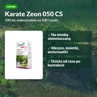 Karate Zeon 050 CS Sumin: na stonkę, mszyce, śmietki i wciornastki
