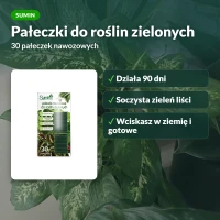 Pałeczki nawozowe do roślin zielonych Sumin, 30 szt., działają 90 dni
