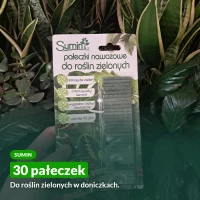 Pałeczki nawozowe do roślin zielonych Sumin, 30 pałeczek