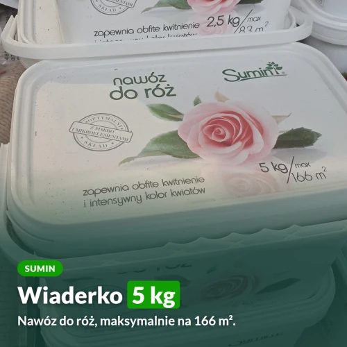 Nawóz do róż Sumin, wiaderko 5 kg