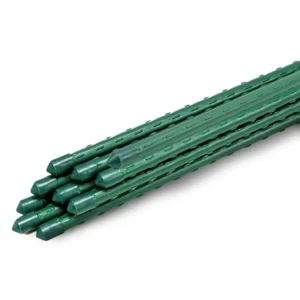 Tyczki ogrodowe PCV - 120 cm, 10 szt. - pędy nie łamią się pod owocami - Green Star
