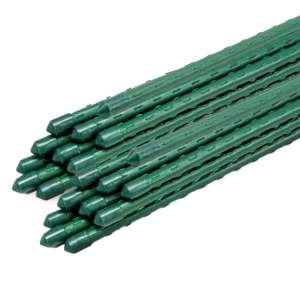 Tyczki ogrodowe PCV - 120 cm, 20 szt. - pędy nie łamią się pod owocami - Green Star