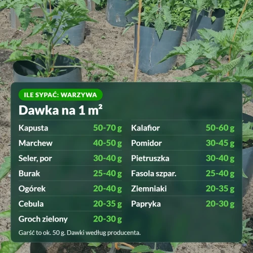 Siarczan potasu: dawka na 1 m² dla warzyw