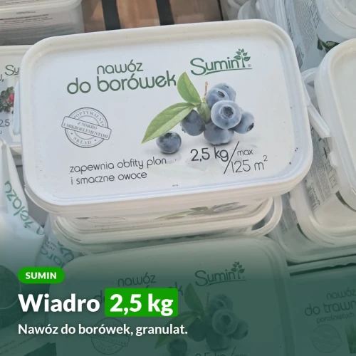 Sumin nawóz do borówek, wiadro 2,5 kg