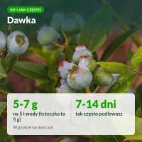 Moc Obfitości: 5-7 g na 5 l wody co 7-14 dni